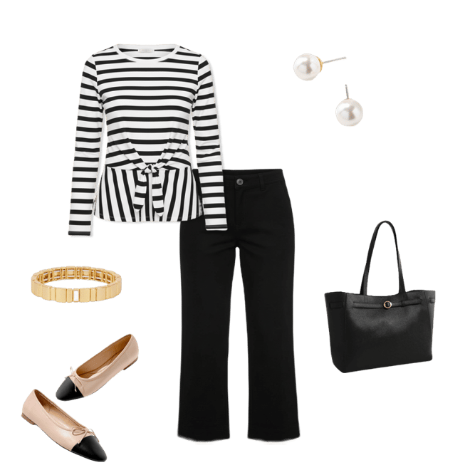 Tie-Front Top - Camden Stripe | Talbots