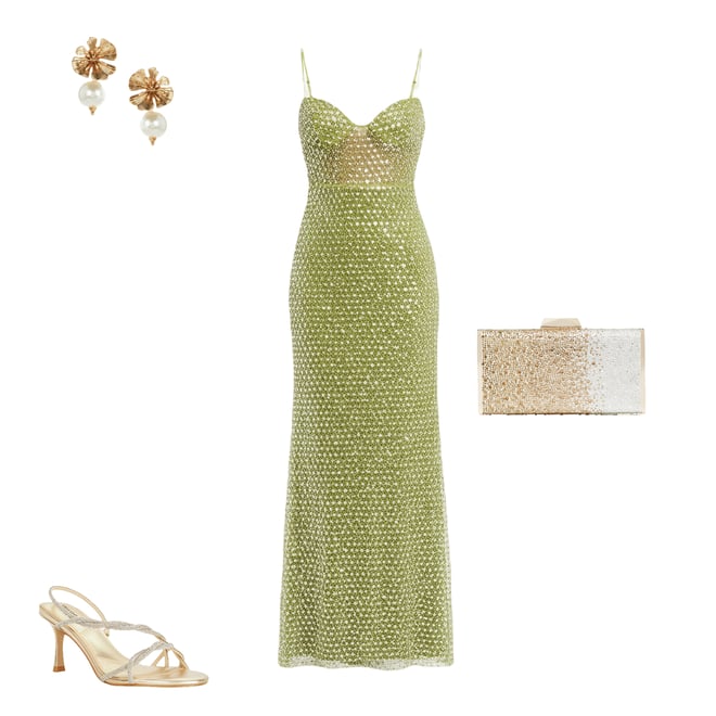 Mac Duggal Embellished Mesh Sleeveless Bustier Long Gown | Dillard's