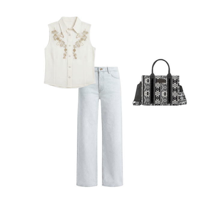 Southwest Print Mini Tote