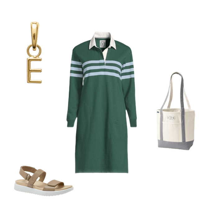 knitted lurex dress Lurex Knit Drape & Metal Trim Dress Khaki – Roland Mouret main image 0