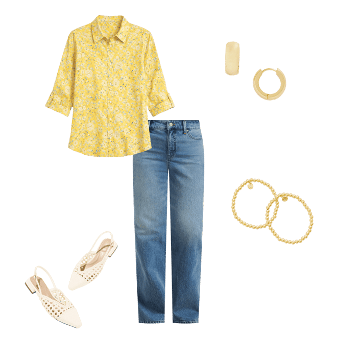 Modern Classic Shirt - Poetic Floral | Talbots