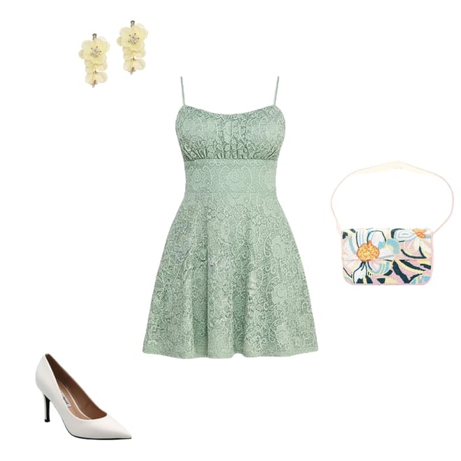 City Triangle Womens Juniors Sweetheart Neck Sleeveless Lace Fit + Flare  Dress, Color: Sage - JCPenney