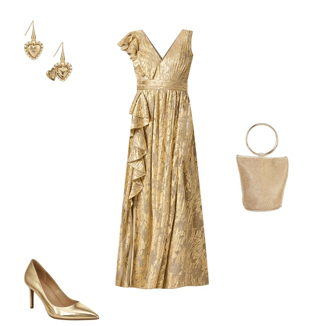 knee length dresses for ladies Adrianna Papell Womens Metallic Mesh Bishop-Sleeve Gown