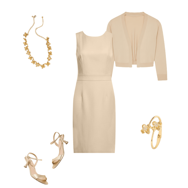 beige shrug for dresses Ayra Shrug main image 0