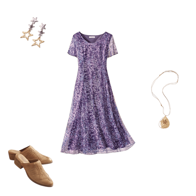coldwater creek fall dresses Nightfall Tiered Dress