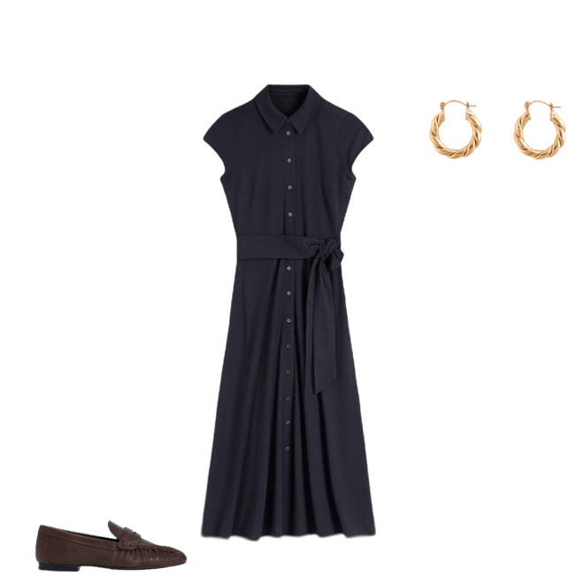boden navy shirt dress Zoe Short Sleeve Shirt Dress - Navy