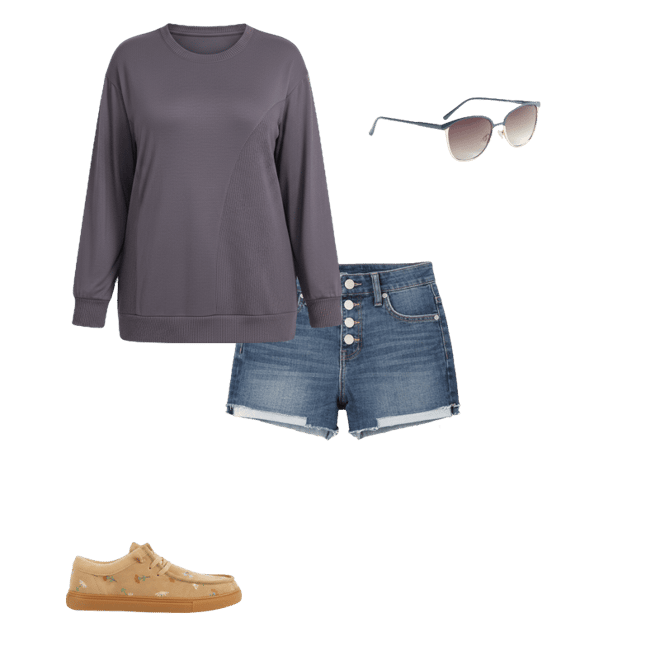 Silver Jeans Co.® Suki Curvy Mid Rise Button Fly 3in Boyfriend Short