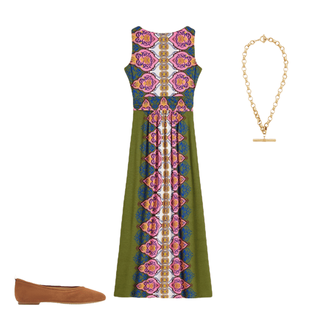 Antonia Jersey Maxi Dress-Multi, Ornamental Garden | Boden USA