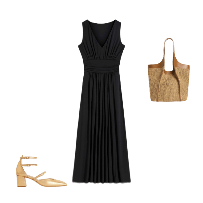 Elodie Jersey Maxi Dress-Black | Boden USA