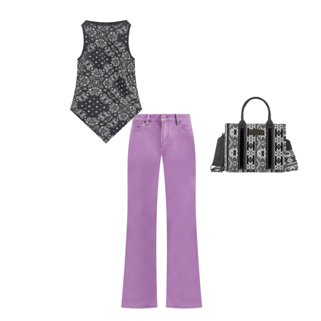 Southwest Print Mini Tote