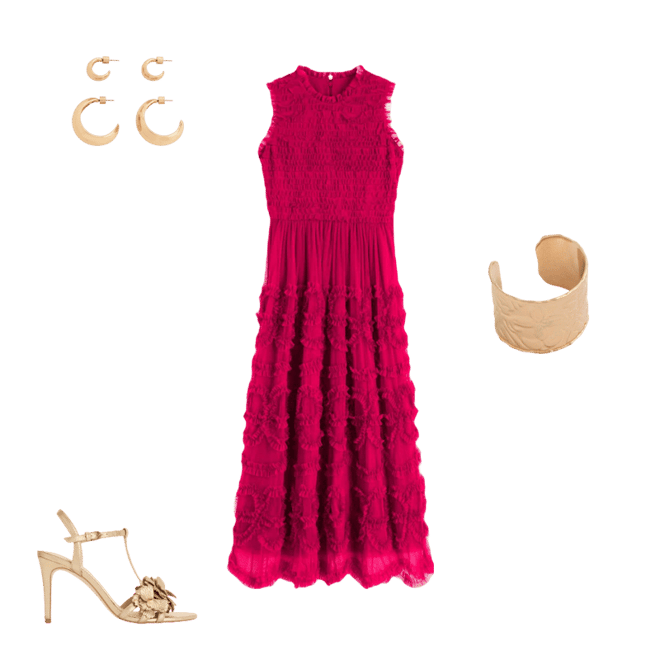 Tulle Bow Party Dress-Vibrant Pink | Boden USA