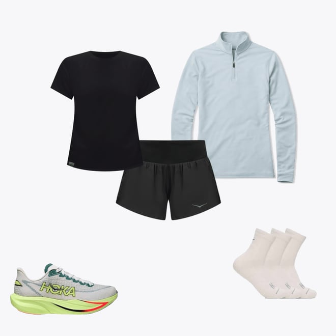 HOKA ONE ONE® GlideTech Quarter Zip for Women | HOKA ONE ONE®