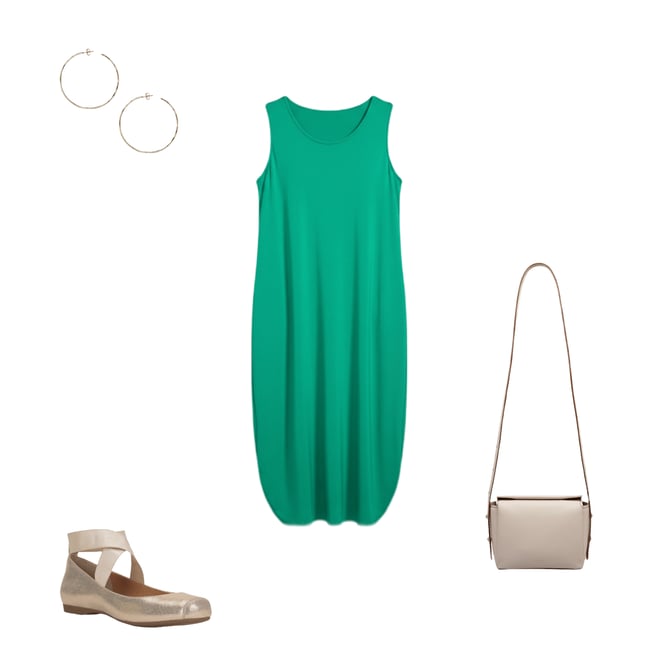 Eileen Fisher Plus Size Stretch Jersey Knit Round Neck Sleeveless Oval Maxi  Dress | Dillard's