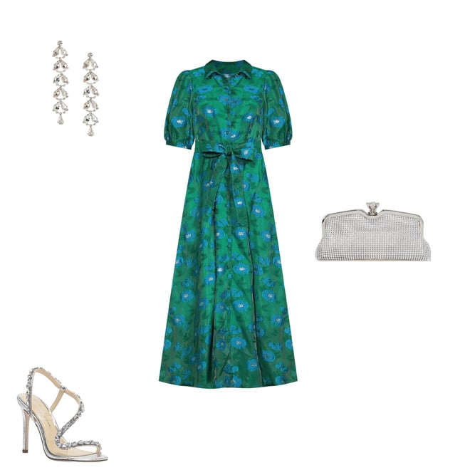 jaycin metallic embossed jewel embellished asymmetrical dress sandals DRESS KNEE LENGTH ASYMMETRICAL "BANDAGE"  Lara Chamandi