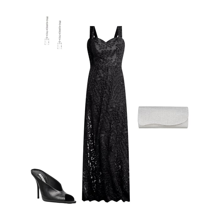 Dress the Population Anabel Sequin Embroidered Floral Sweetheart Neck Sheer  Sleeveless A-Line Gown | Dillard's