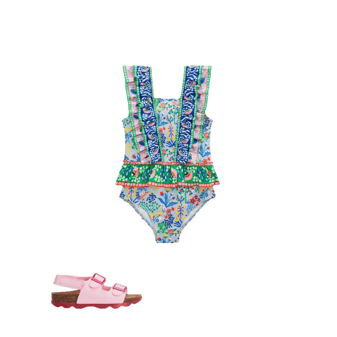 水着・ラッシュガード Pui flower peplum swimsuit レディース 水着 ラッシュガード[品番：HO000003146]｜HOYUKI（ホユキ