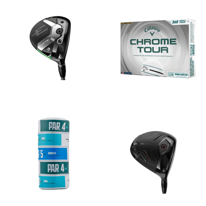 Tête De Bois Callaway Elyte Triple Diamond 18°, Bois De Fairway, Droite, Occasion