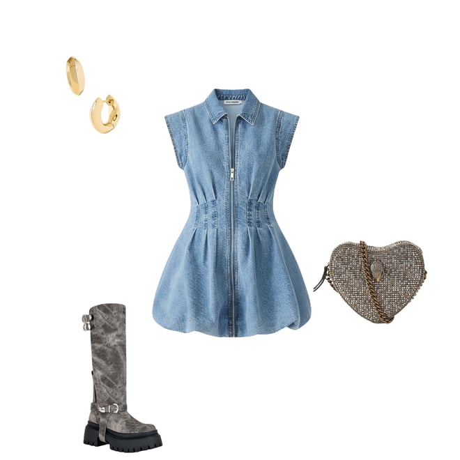 Azalea Wang Rampage Distressed Open Back Moto Boots | Dillard's