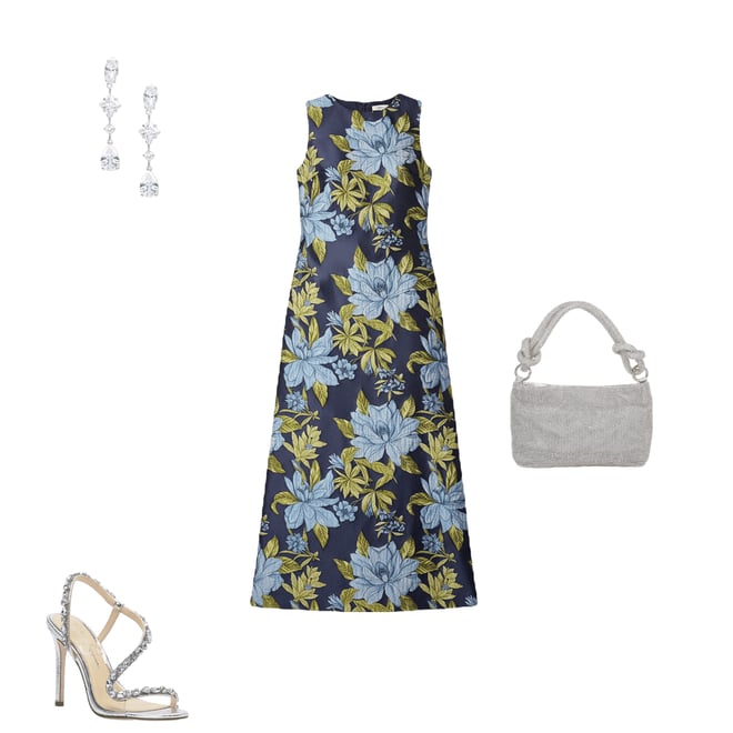 jaycin metallic embossed jewel embellished asymmetrical dress sandals Alexander by Daymor 1789S23 main image 1
