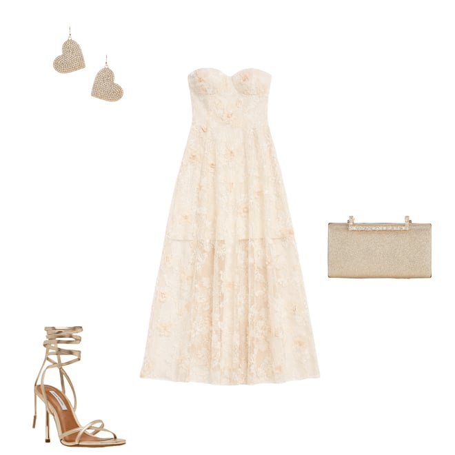 open lace back dress Recycled Spandex Shell Belt Maxi Dress