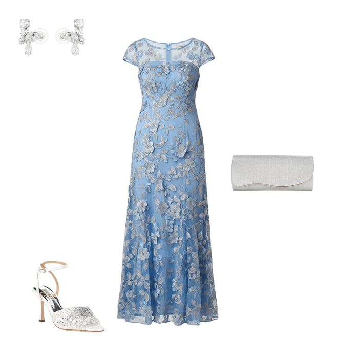 embroidered dress pinterest A-LINE GEOMETRIC FLORAL DRESS – ikaibyraginiahuja.com