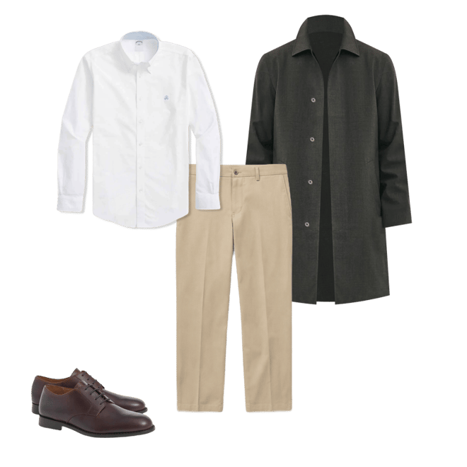 Water Repellent Trench Coat