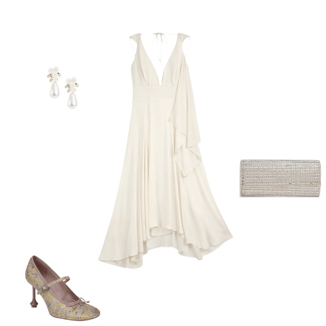 Reiss Evory Chiffon Sheer Layered V-Neck Cutout Sleeveless Maxi Dress |  Dillard's