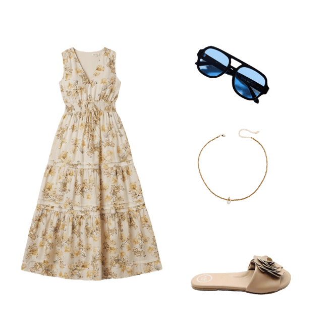 Somerset Linen Sleeveless Maxi Dress