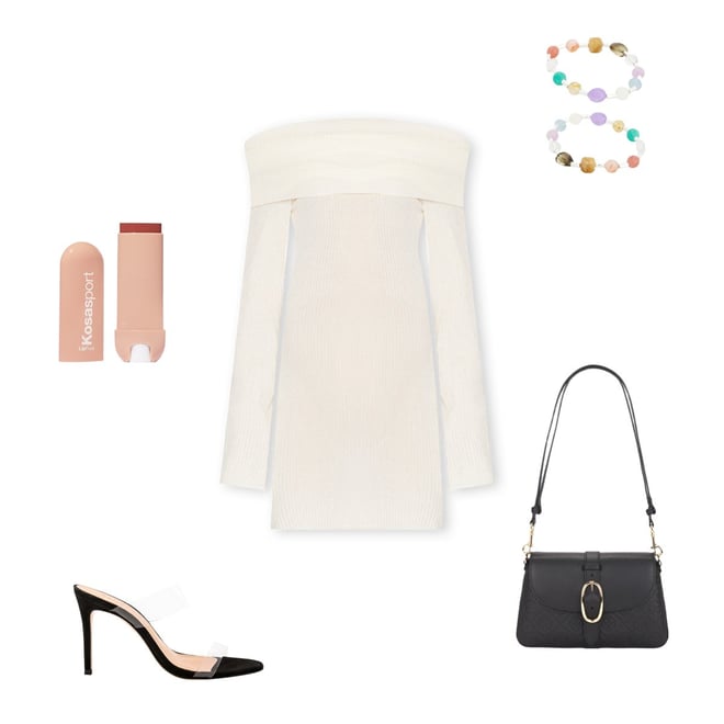galli mini dress ser o ya Galli Rib Knit Mini Dress