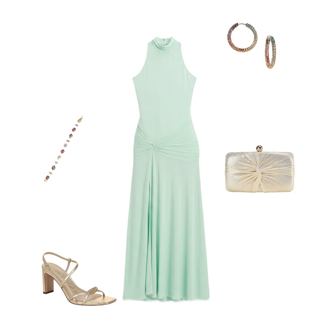 persephone mesh midi dress Persephone Ankle Dress