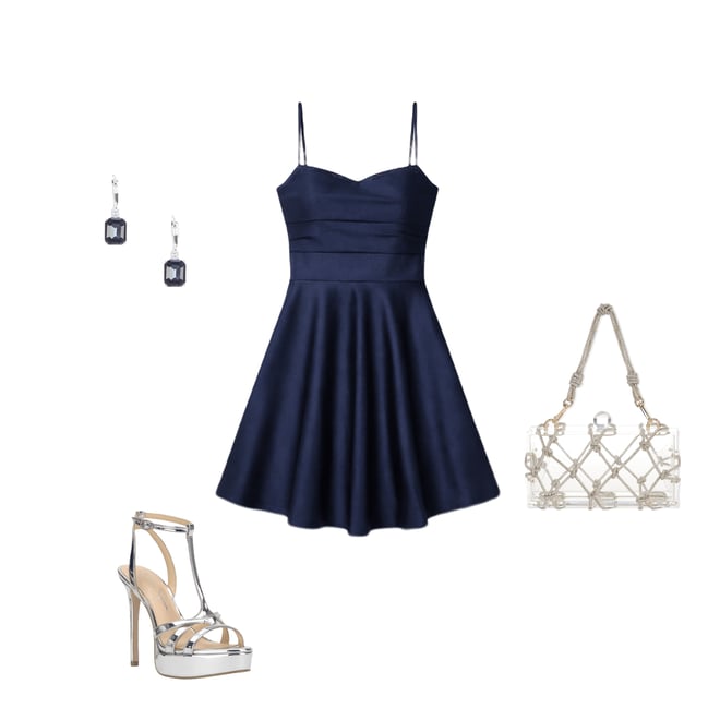 navy blue midaxi dress Maeve Corset Midi Dress in Navy – Elegant & Chic