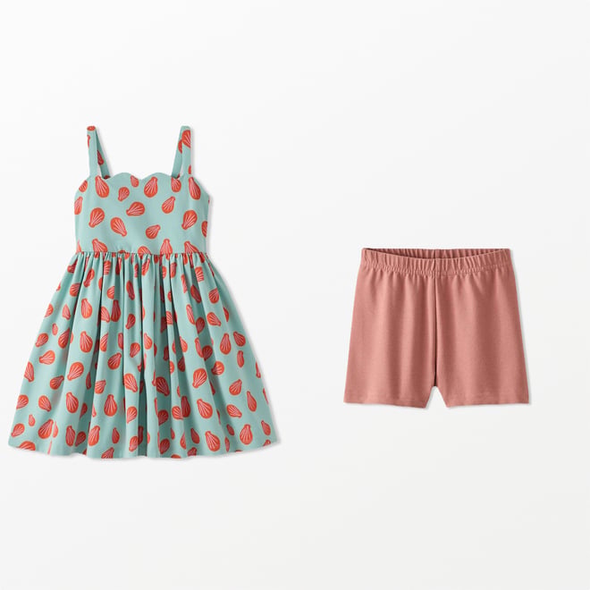 scalloped skater dress ASOS Jacquard Scalloped Skater Dress in Metallic