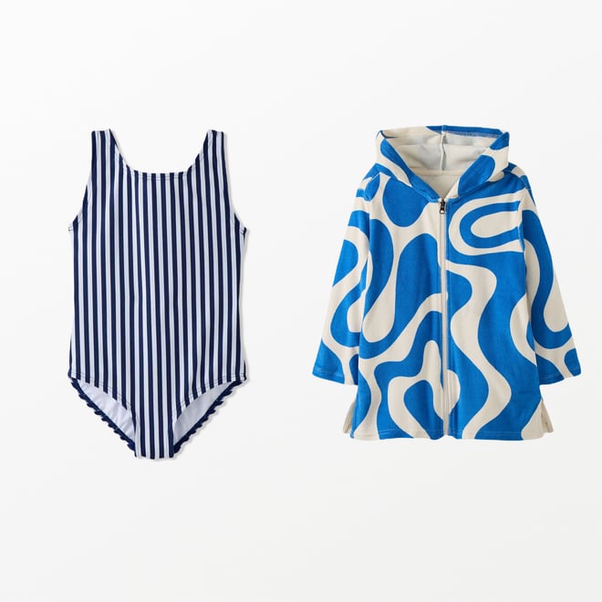 Long Sleeve Loop Terry Hoodie Cover Up | Hanna Andersson