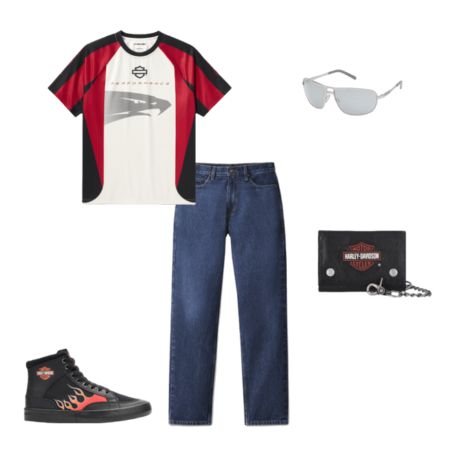 Men's Screamin' Eagle Short Sleeve Race Jersey | Harley-Davidson USA