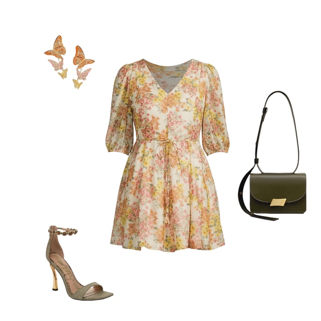 green emerald velvet dress the GOLD LIGHT dress – Lucy's Lies main image 0
