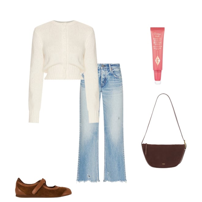 Helsa Annabelle Cardigan in Ivory | REVOLVE