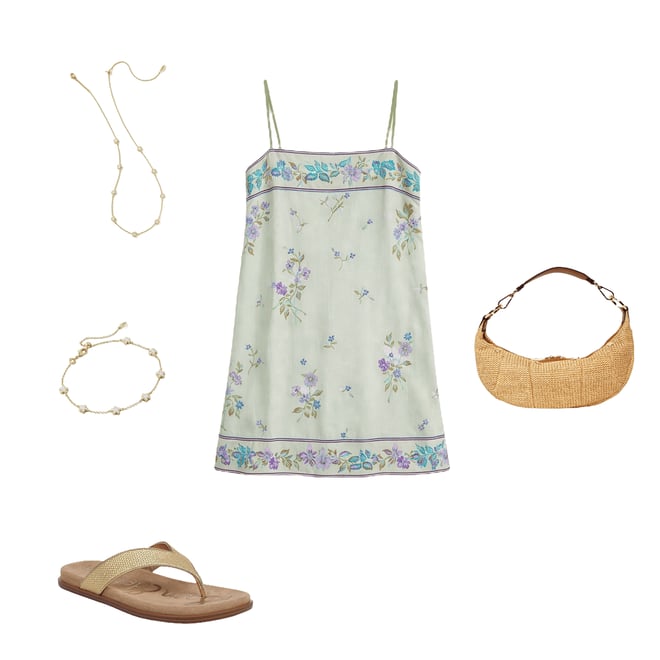 knee length dresses for ladies Free People Bali Take Me With You Mini Dress