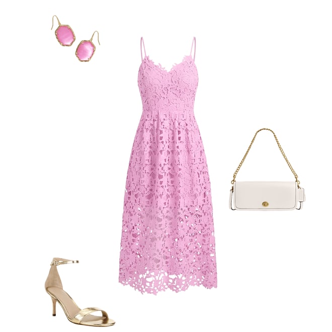 VICI Collection Floral Lace Sleeveless Fit & Flare Midi Dress | Dillard's