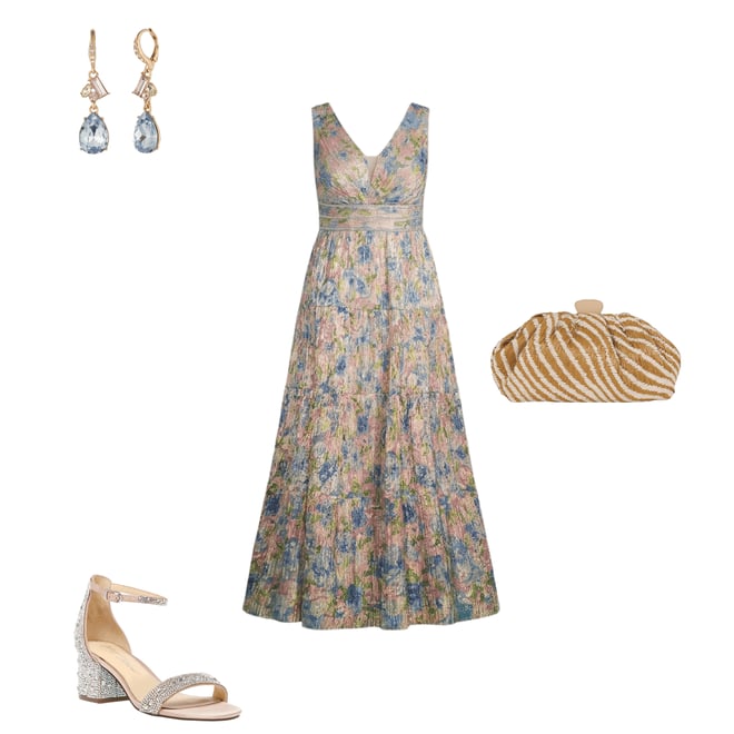 floral fit & flare dress Floral Fit and Flare Dress