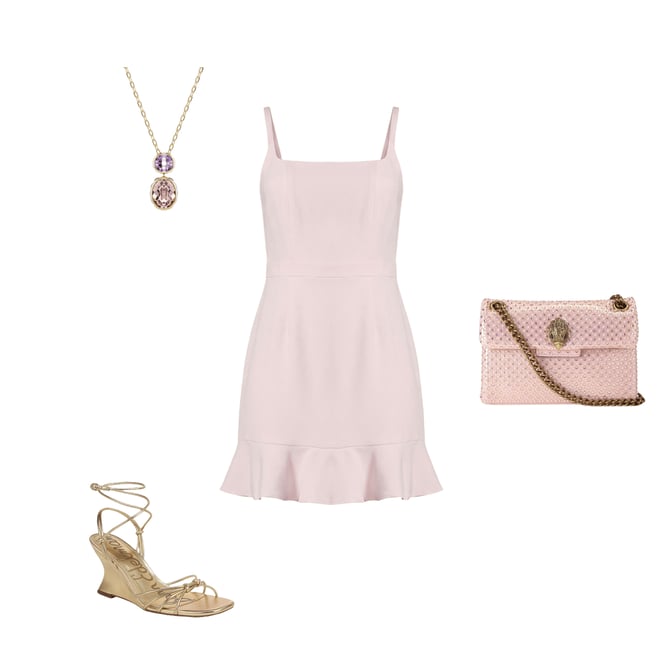 French Connection Whisper Square Neckline Sleeveless Frill Hem Mini Dress |  Dillard's