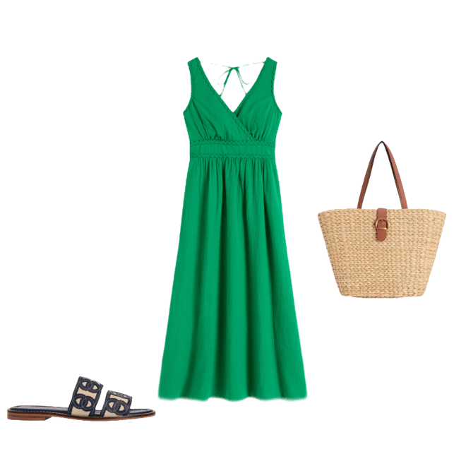 flare dress for women knee length Quill - Cream Below the Knee Fit & Flare Dress main image 1