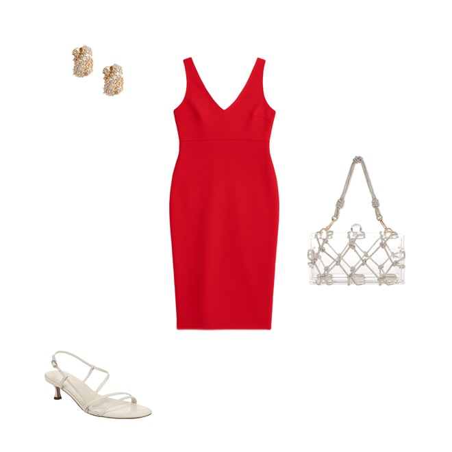 green emerald velvet dress SPANXsmooth™ Jersey Scoop Neck Tank Midi Dress main image 1