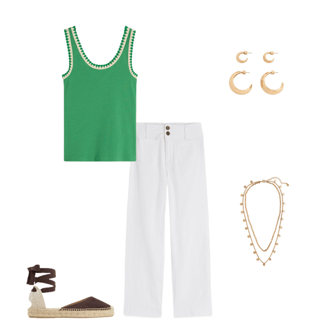 Maddie Trim Detail Vest - Shamrock Green | Boden USA