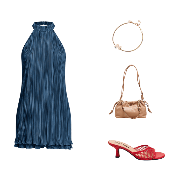 cold shoulder halter dress Nyx Plunging Halter Maxi Dress