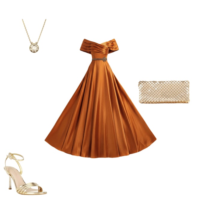 Terani Couture Off the Should Shimmer Organza Gown | Dillard's