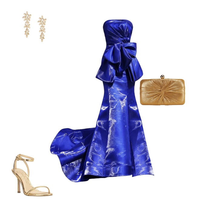 Terani Couture Strapless Shimmer Organza Gown | Dillard's