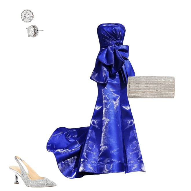Blue by Betsey Johnson Clark Rhinestone Slingback Pumps | Dillard's