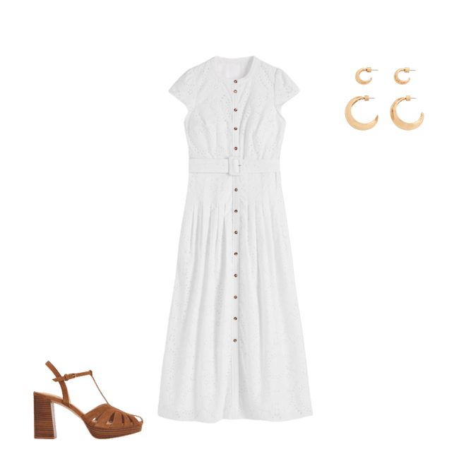 Arabella Cotton Maxi Dress-White Broderie | Boden USA