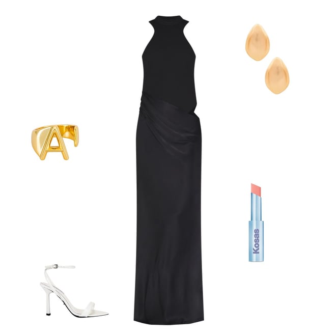 Camila Coelho Estrella Maxi Dress in Black | REVOLVE