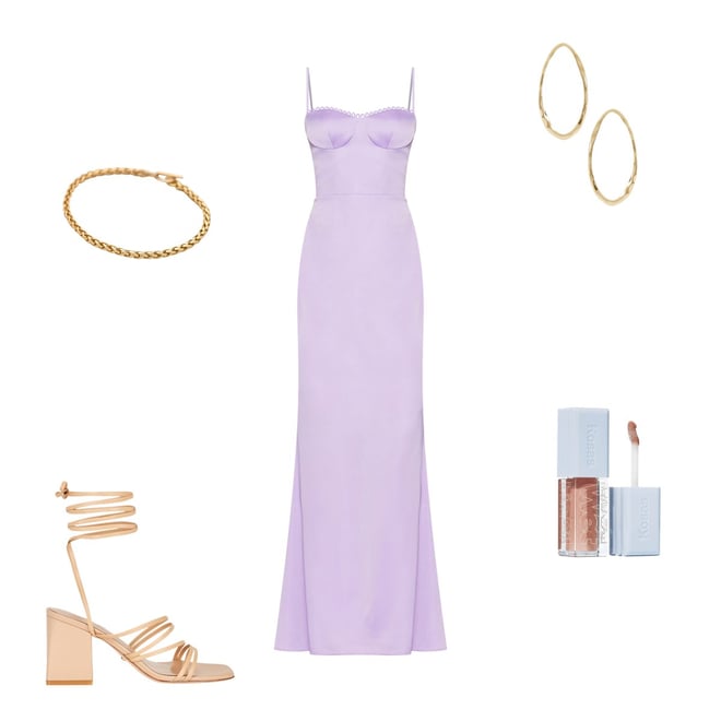 Katie May Yasmin Gown in Light Amethyst | REVOLVE